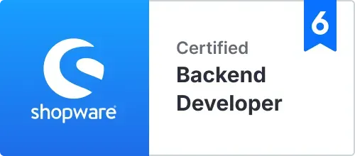 Shopware6 Certified Backend Developer
