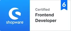 Shopware6 Certified Frontend Developer